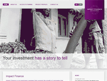Tablet Screenshot of impact-finance.com